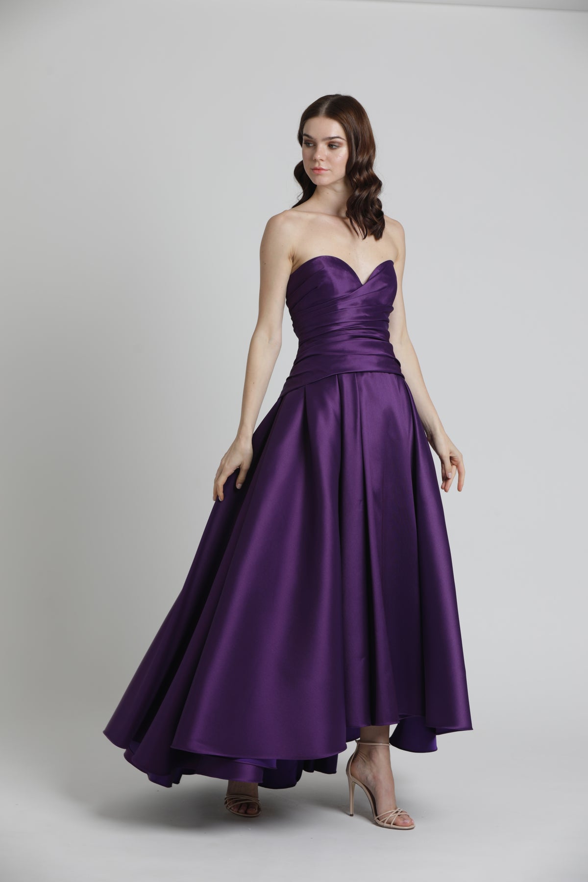 Purple Taffeta Dress Hanayen Couture Purple Taffeta Dress Hanayen Couture