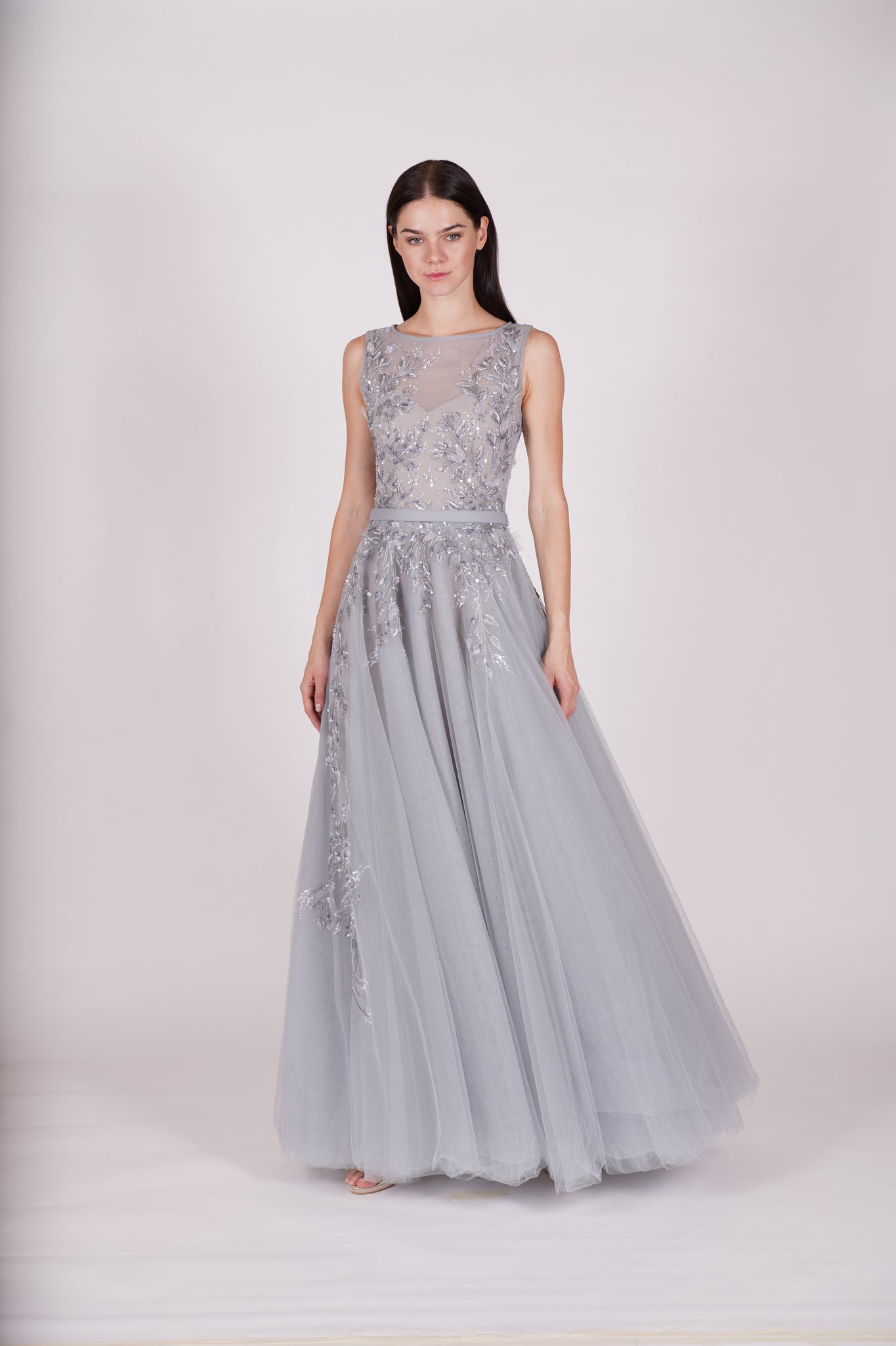 Light Grey Tulle Dress Hanayen Couture Light Grey Tulle Dress Hanayen Couture