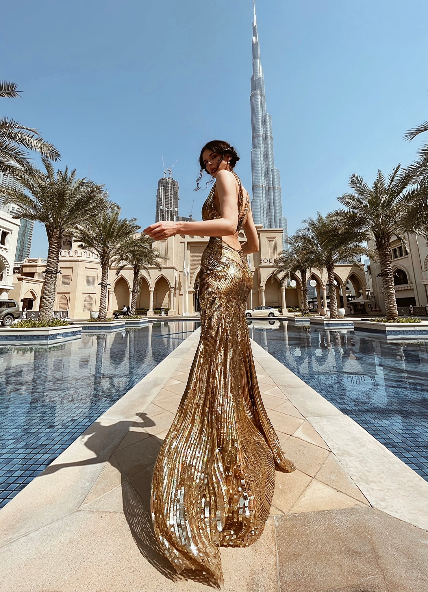 Golden Glamour, our full sequined golden dress Hanayen Couture Golden Glamour, our full sequined golden dress Hanayen Couture